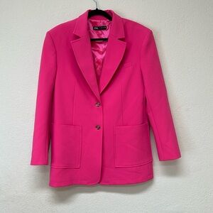 Zara Pink Oversized Blazer